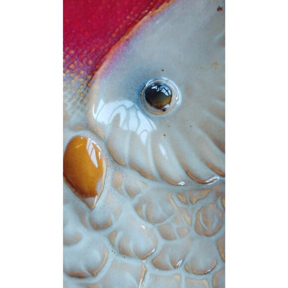 Owl Plate Ceramic-8" Bird Trinket Dish/Serving Dish-Pre-Owned - Picture 9 of 12